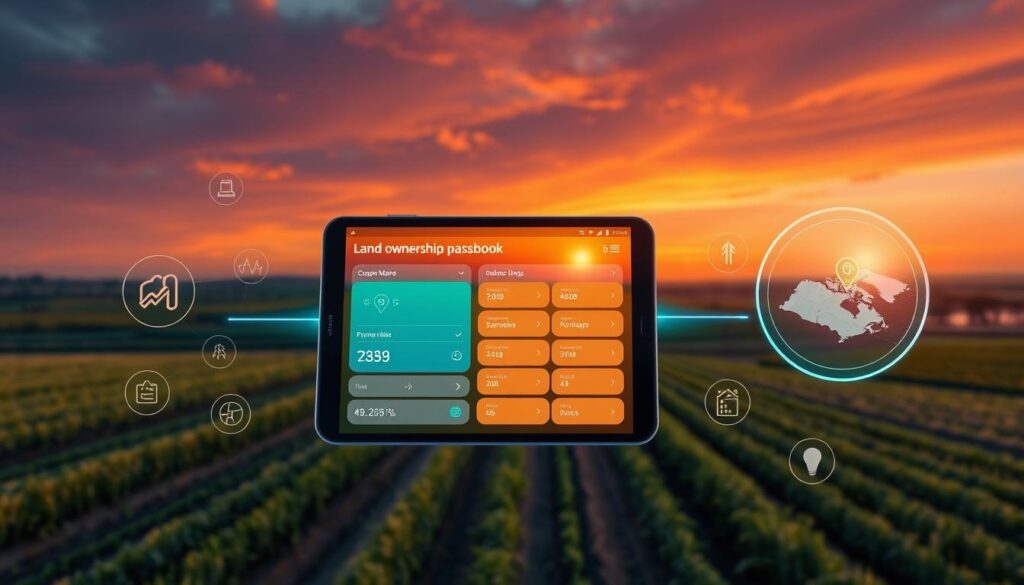 Electronic passbook land ownership
